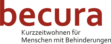 Logo becura in roter Schrift