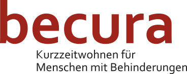 Logo becura in roter Schrift Logo becura in roter Schrift