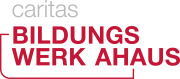 Logo in rot vom Bildungswerk Ahaus des Caritasverbandes